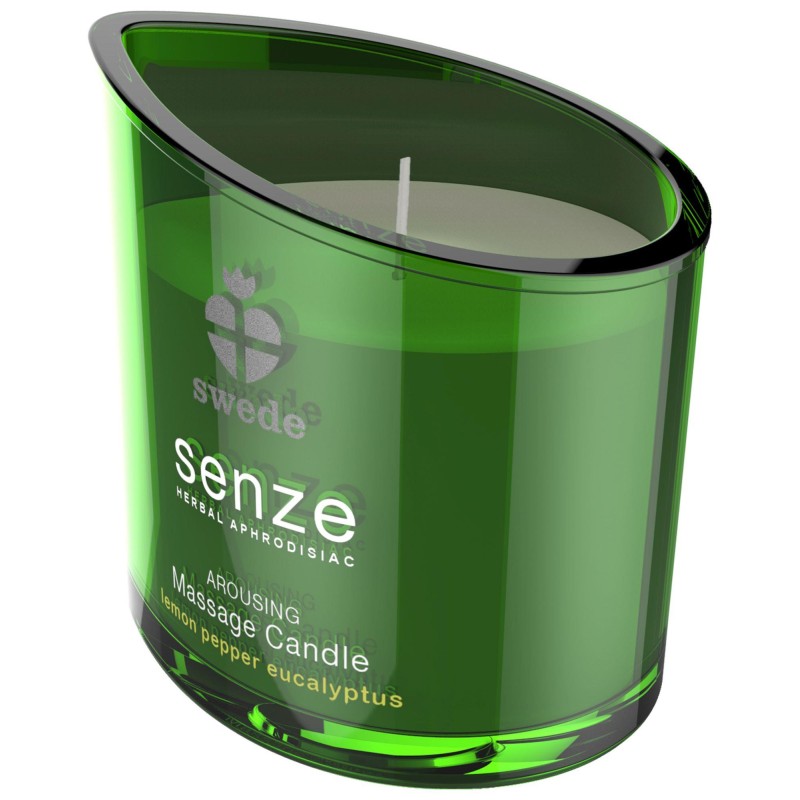 Swede - Senze Arousing Massage Candle Lemon Pepper Eucalyptus